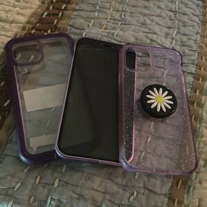 Set of 3 Purple iPhone 12 cases